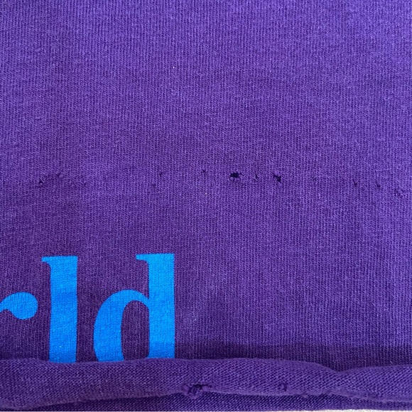 Vintage Disney Men’s Goofy Walt Disney World Logo Distressed Crop Top Size XL - Picture 10 of 10